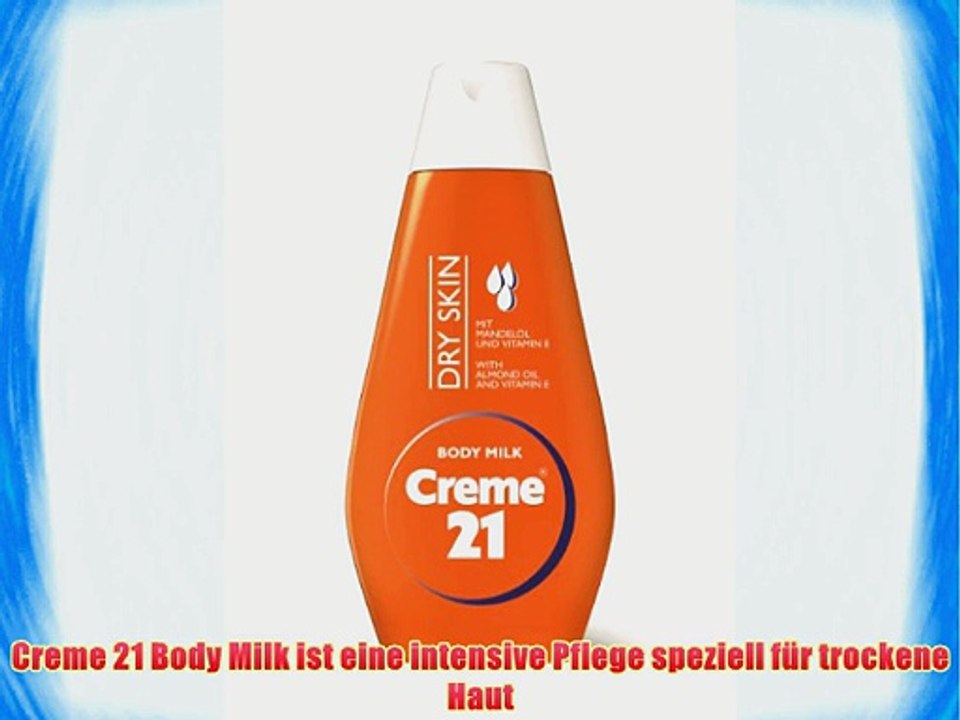 Creme 21 Body Milk Dry Skin Flasche 3er Pack (3 x 400 ml)