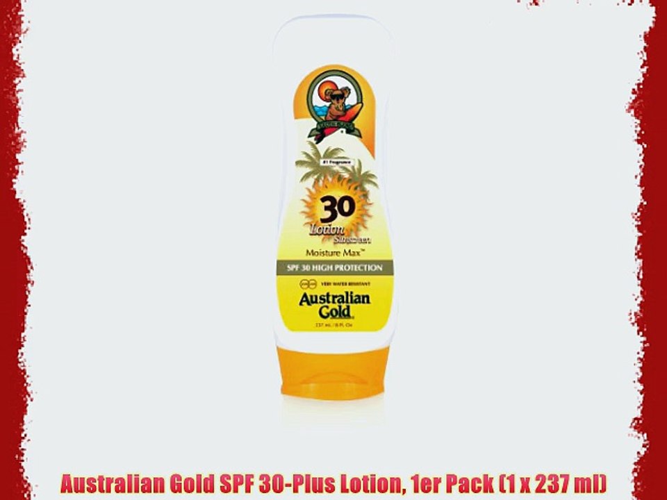 Australian Gold SPF 30-Plus Lotion 1er Pack (1 x 237 ml)