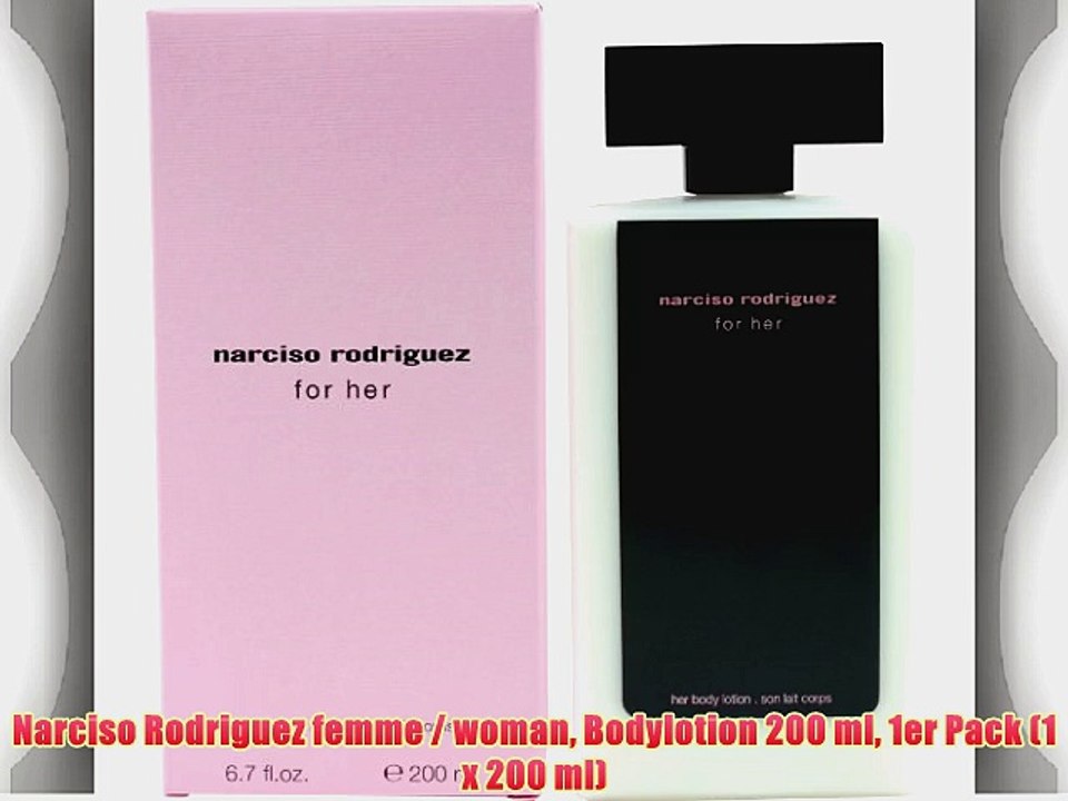Narciso Rodriguez femme / woman Bodylotion 200 ml 1er Pack (1 x 200 ml)