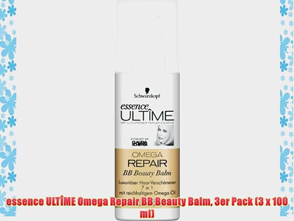 essence ULT?ME Omega Repair BB Beauty Balm 3er Pack (3 x 100 ml)