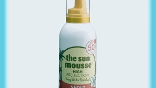 the sun mousse parf?mfrei parabenfrei Sonnenschutz-Schaum LSF50 150 ml