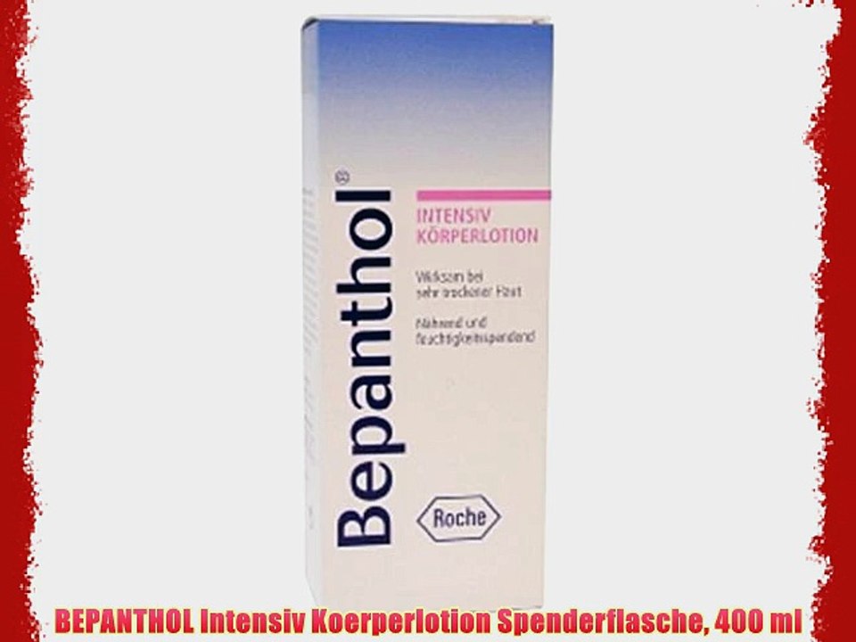 BEPANTHOL Intensiv Koerperlotion Spenderflasche 400 ml