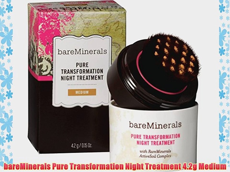 bareMinerals Pure Transformation Night Treatment 4.2g Medium