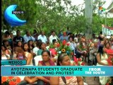 Ayotzinapa Students Graduate with Protests and Defiance