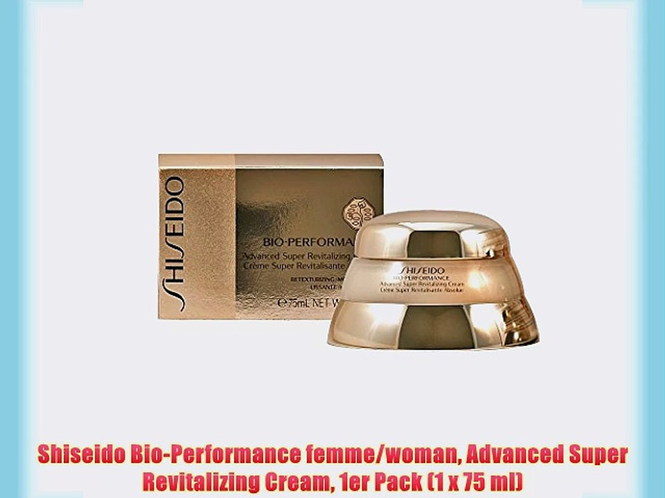 Shiseido Bio-Performance femme/woman Advanced Super Revitalizing Cream 1er Pack (1 x 75 ml)