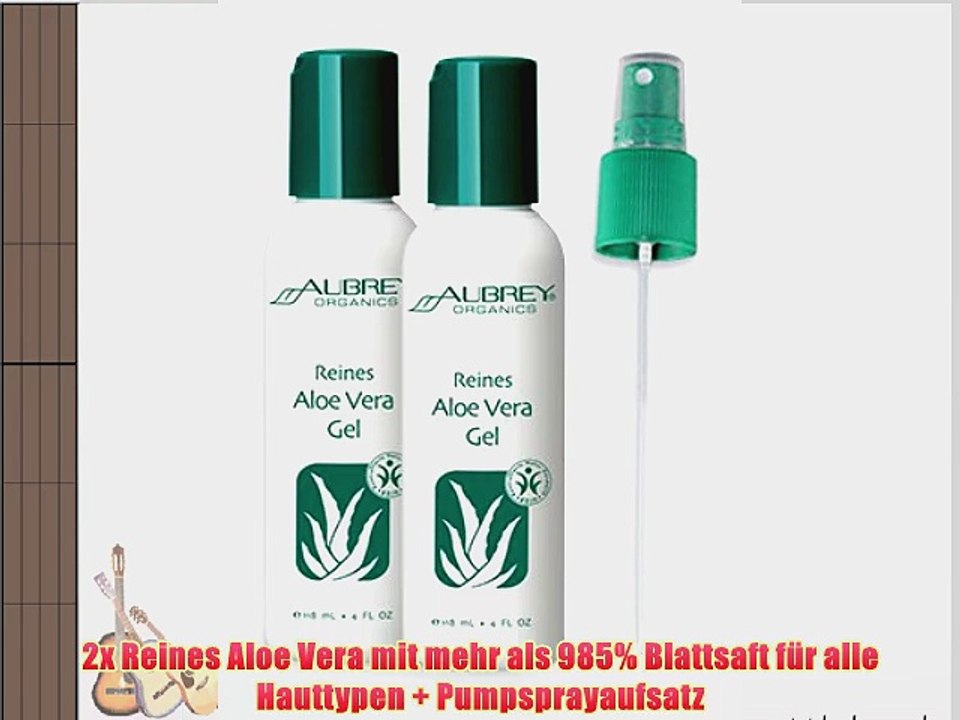 Aloe Vera Gel 118ml 2er SET (2 x 118ml)   Pumpsprayaufsatz