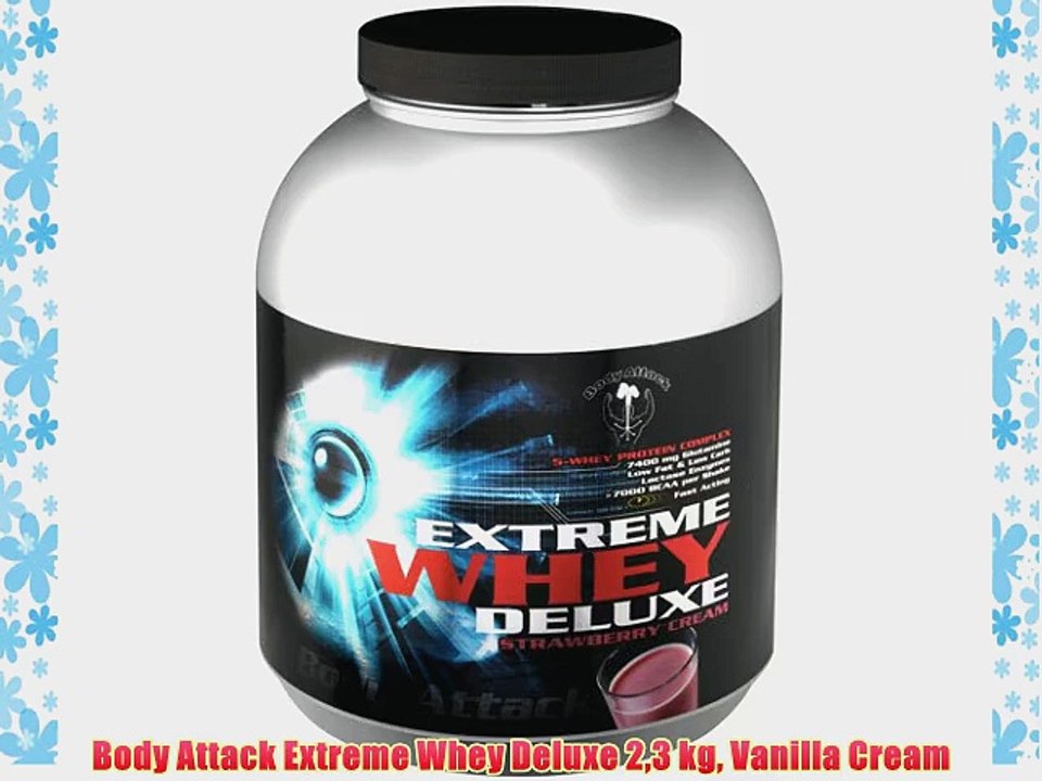 Body Attack Extreme Whey Deluxe 23 kg Vanilla Cream