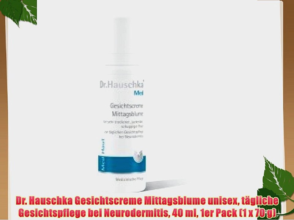 Dr. Hauschka Gesichtscreme Mittagsblume unisex t?gliche Gesichtspflege bei Neurodermitis 40