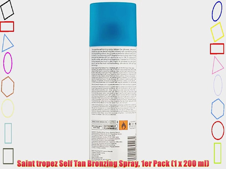Saint tropez Self Tan Bronzing Spray 1er Pack (1 x 200 ml)