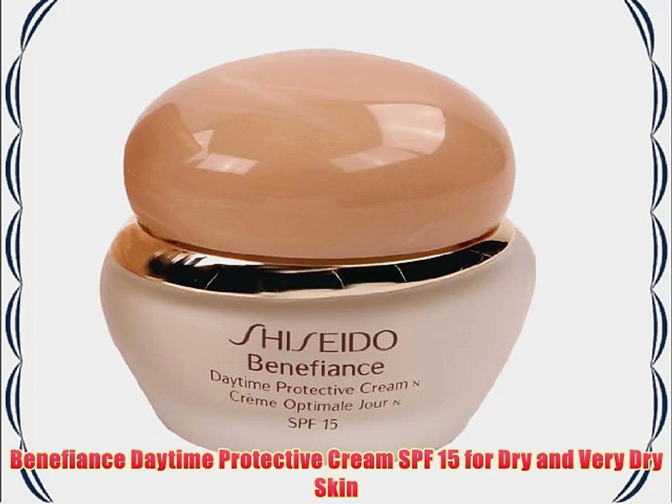 Benefiance Daytime Protective Cream SPF 15 for Dry and Very Dry Skin