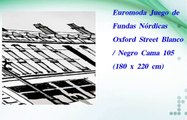 Euromoda Juego de Fundas Nórdicas Oxford Street Blanco