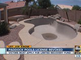 Paddock Pools license revoked