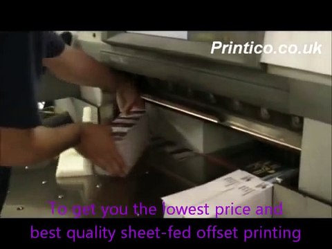 Grouped printing orders trimming. Printico - leaflets, posters, postcards, compliment slips (1)