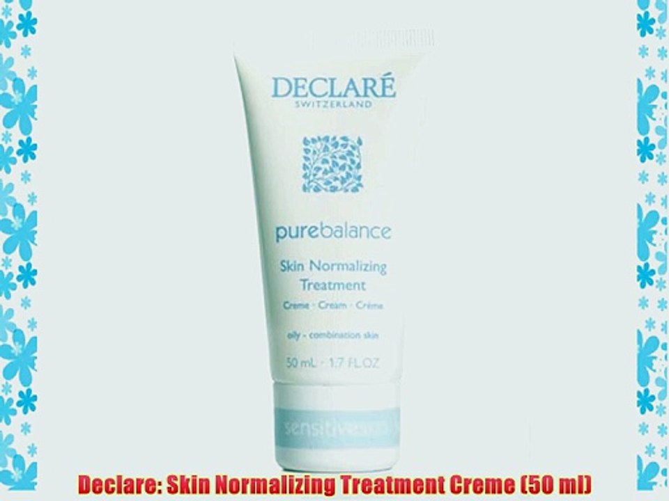 Declare: Skin Normalizing Treatment Creme (50 ml)