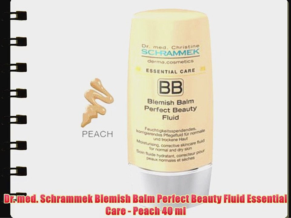 Dr. med. Schrammek Blemish Balm Perfect Beauty Fluid Essential Care - Peach 40 ml