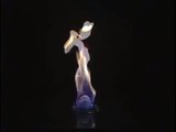 「燃える氷」メタンハイドレート　Burning Synthetic Methane Hydrate