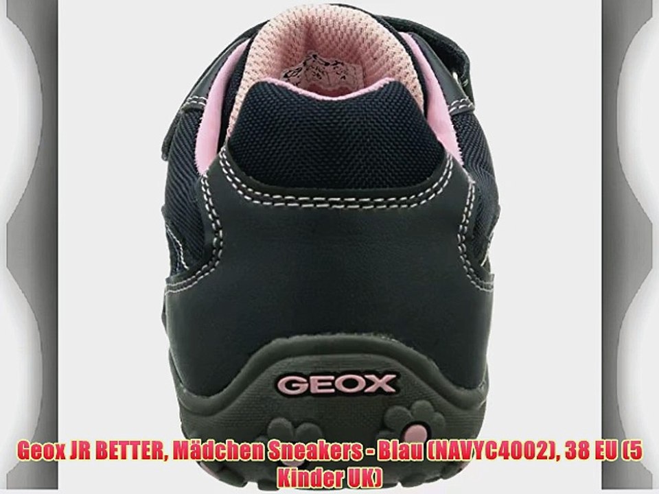 Geox JR BETTER M?dchen Sneakers - Blau (NAVYC4002) 38 EU (5 Kinder UK)