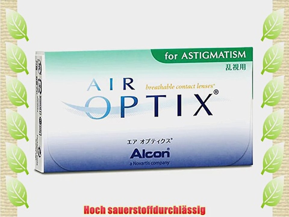 Air Optix for Astigmatism Torische Monatslinsen weich 6 St?ck / BC 8.7 mm / DIA 14.5 / CYL