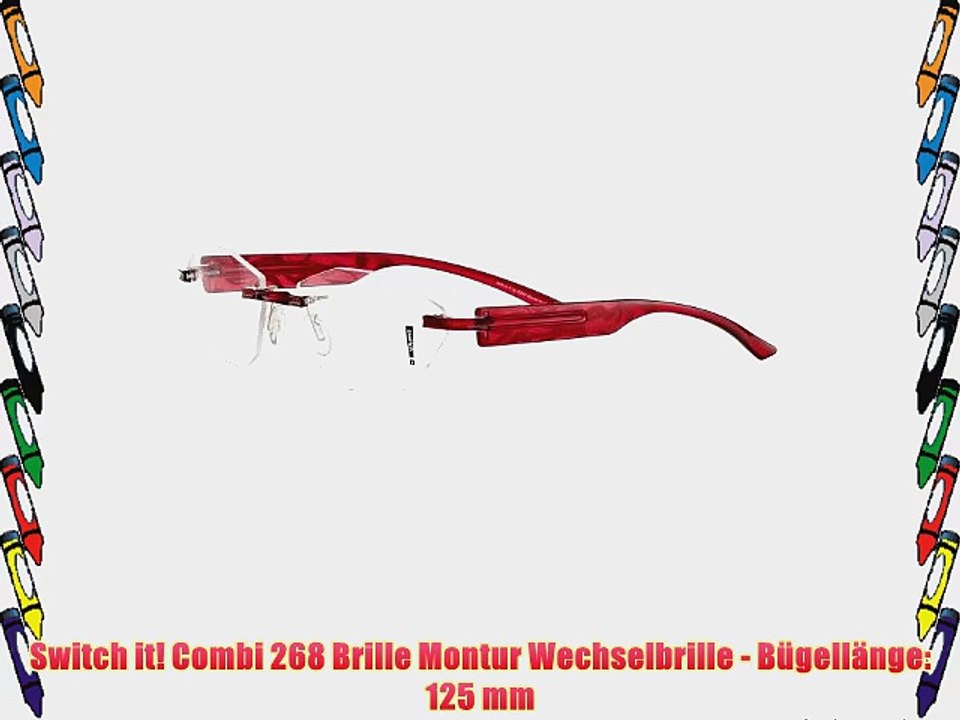 Switch it! Combi 268 Brille Montur Wechselbrille - B?gell?nge: 125 mm