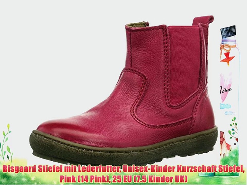 Bisgaard Stiefel mit Lederfutter Unisex-Kinder Kurzschaft Stiefel Pink (14 Pink) 25 EU (7.5