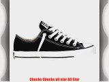 Converse Chuck Taylor Ox Shoes - Black/ Silver