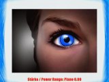 Farbige Kontaktlinsen Crazy Color Fun Contact Lenses 'UV BLUE' Topqualit?t inkl. 50 ml Lenscare