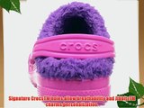 crocs Baya Lined Kids Unisex-Kinder Clogs Pink (Neon Magenta) 32/33 EU (1 Kinder UK)