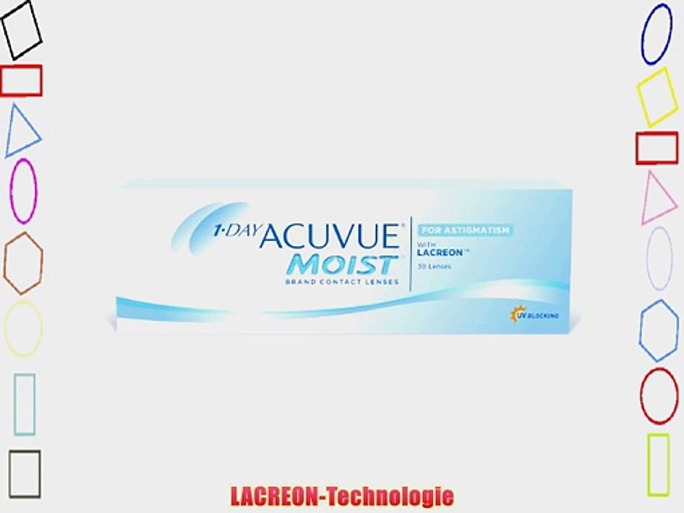 Acuvue 1-Day Moist for Astigmatism Tageslinsen weich 30 St?ck / BC 8.5 mm / DIA 14.5 / CYL