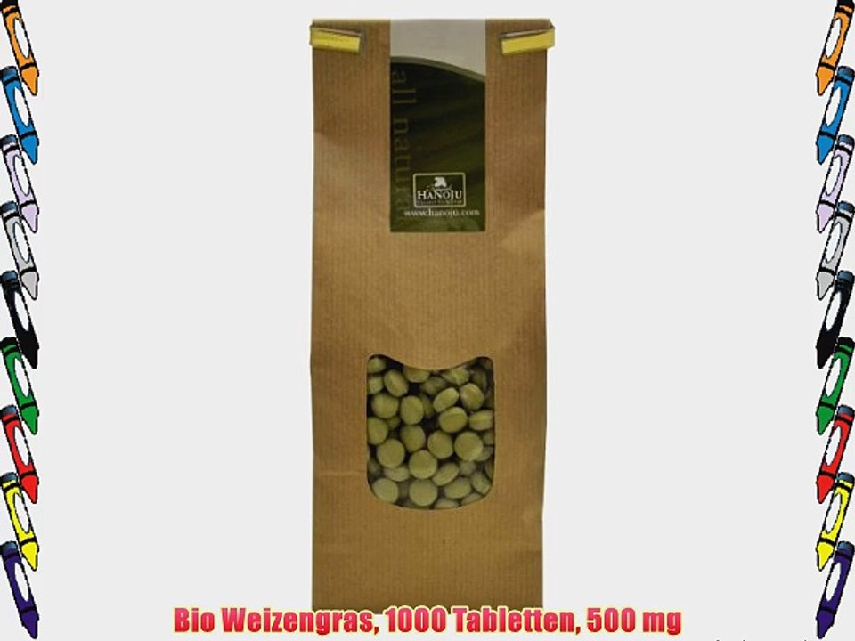 Bio Weizengras 1000 Tabletten 500 mg