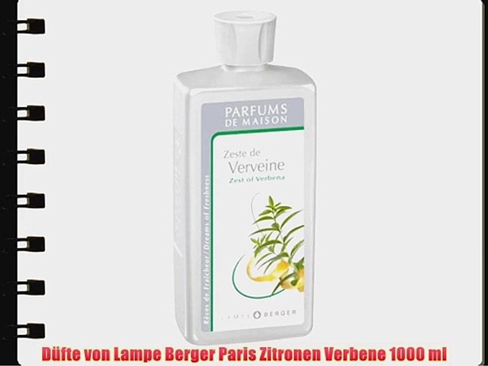 D?fte von Lampe Berger Paris Zitronen Verbene 1000 ml