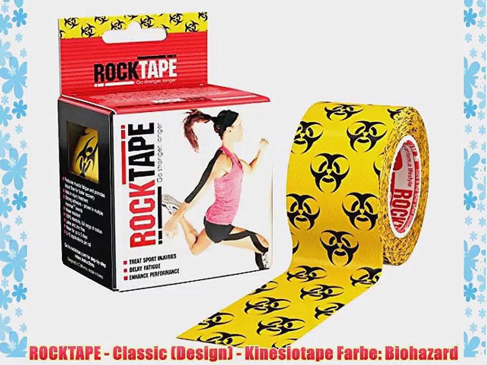 ROCKTAPE - Classic (Design) - Kinesiotape Farbe: Biohazard