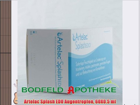 Artelac Splash EDO Augentropfen 60X0.5 ml