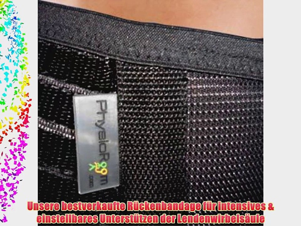 PhysioRoom Elite R?ckenst?tze R?ckenbandage - Atmungsaktiv
