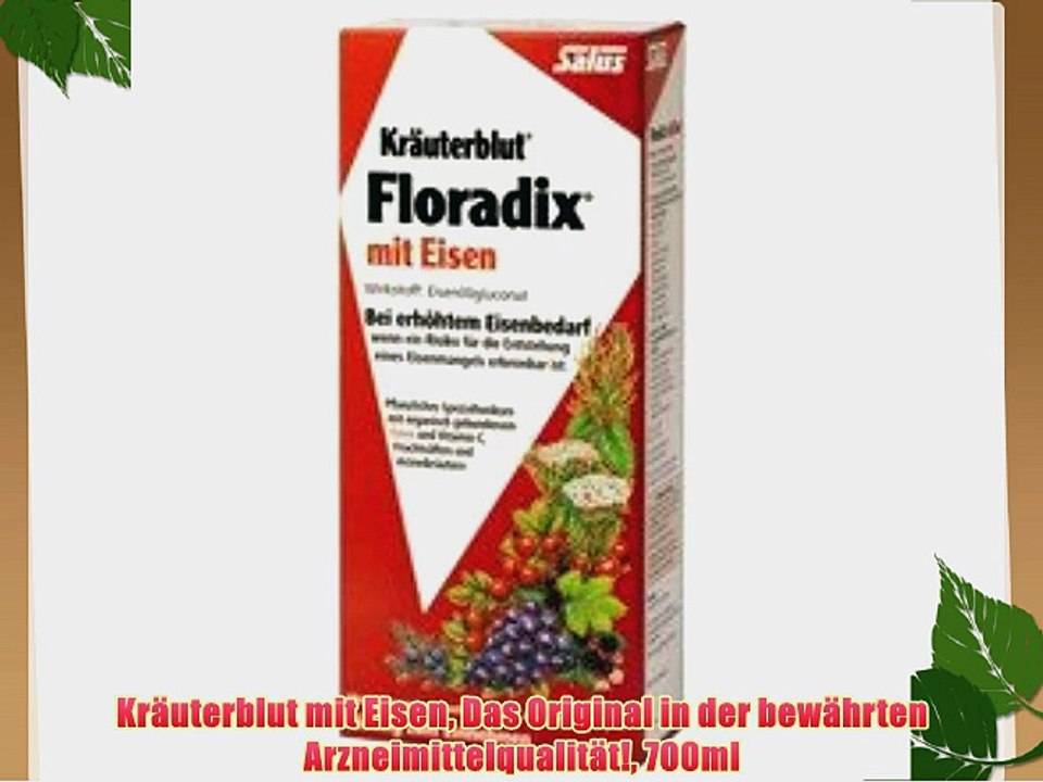 Kr?uterblut mit Eisen Das Original in der bew?hrten Arzneimittelqualit?t! 700ml