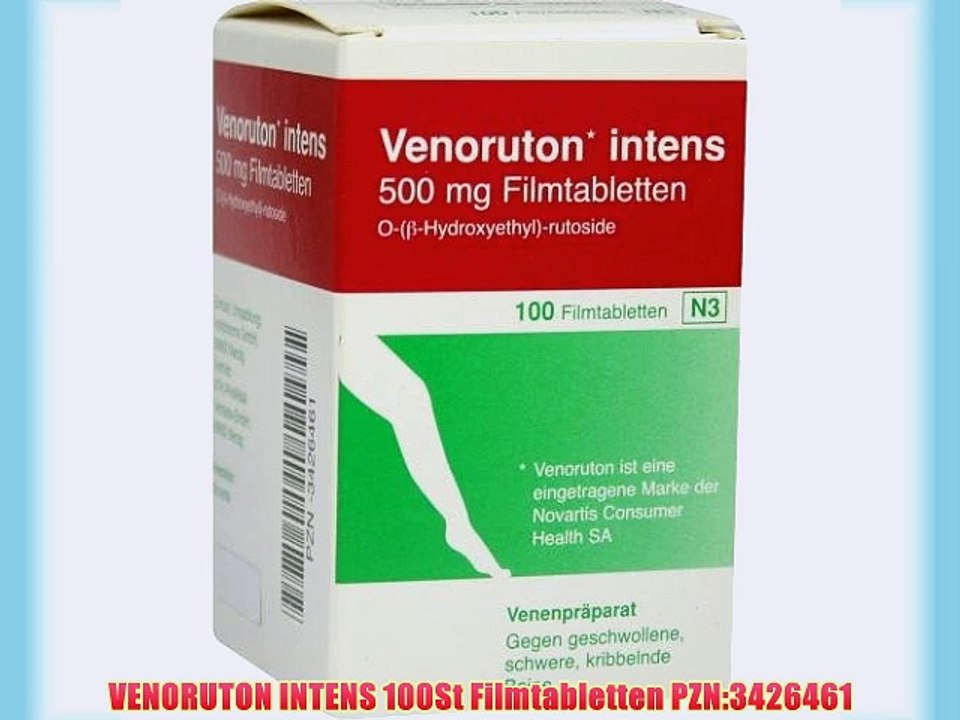 VENORUTON INTENS 100St Filmtabletten PZN:3426461