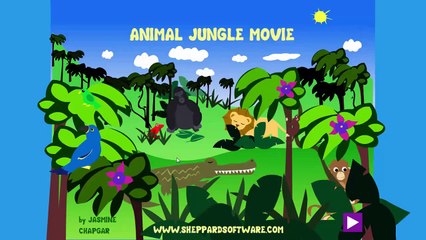 Descargar video: Funny Animals Cartoons For Kids: Animals jungle