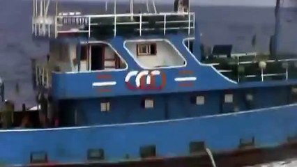 Chinese fishing boat rams the Japan Coast Guard's ship