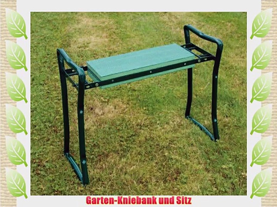 Garten-Kniebank und Sitz