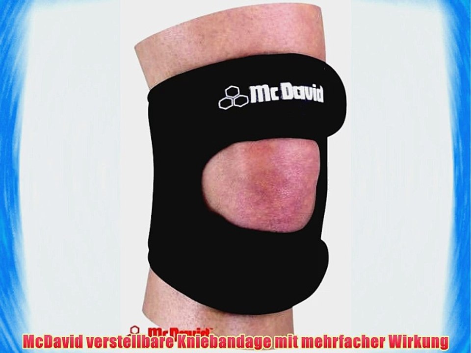 McDavid verstellbare Kniebandage mit mehrfacher Wirkung