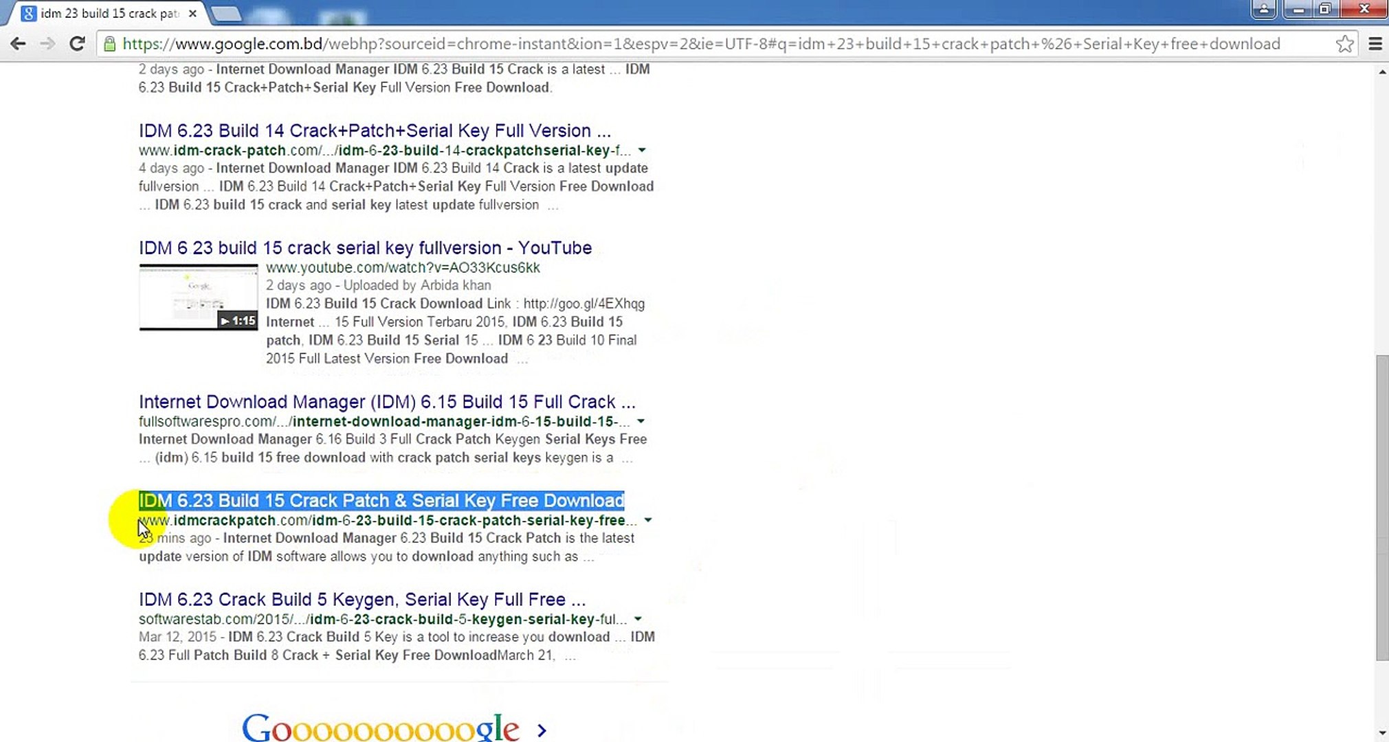 Idm 623 Build 15 Crack Patch Serial Key Free Download Video