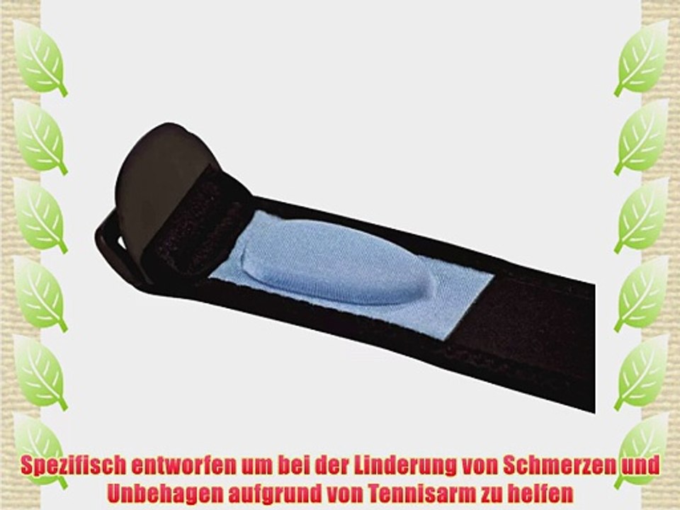 Mueller Verstellbare Ellbogen- Tennisarmbandage mit Antimikrobiellem Gelpolster