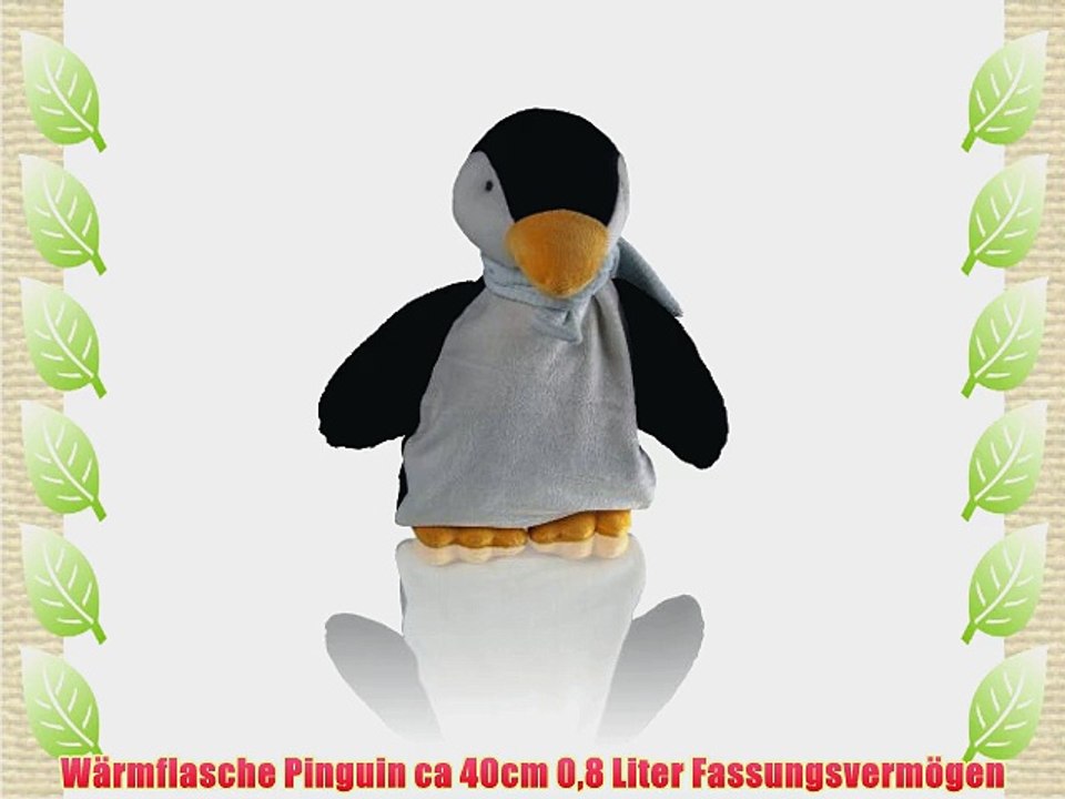 W?rmflasche Pinguin ca 40cm 08 Liter Fassungsverm?gen