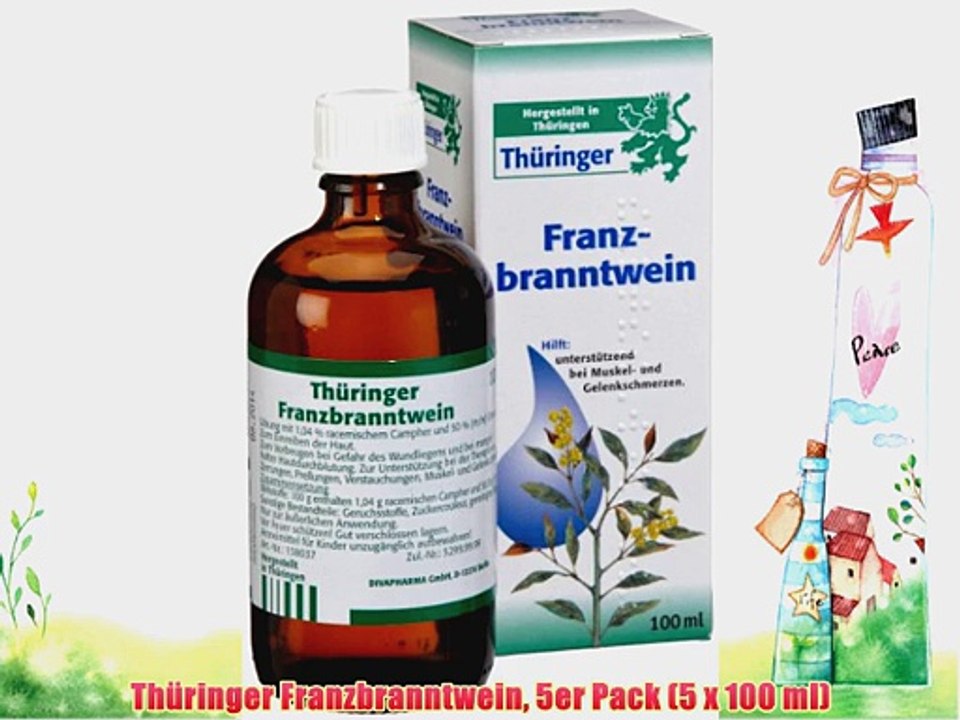 Th?ringer Franzbranntwein 5er Pack (5 x 100 ml)