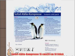Sofort-K?lte-Kompresse 15 cmx20 cm 10 St?ck