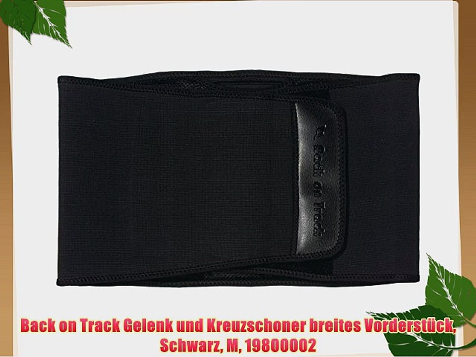 Back on Track Gelenk und Kreuzschoner breites Vorderst?ck Schwarz M 19800002
