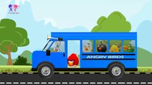 Angry Birds Wheels On The Bus Nursery Rhymes For Children Cartoons Nursery Rhymes for Kids