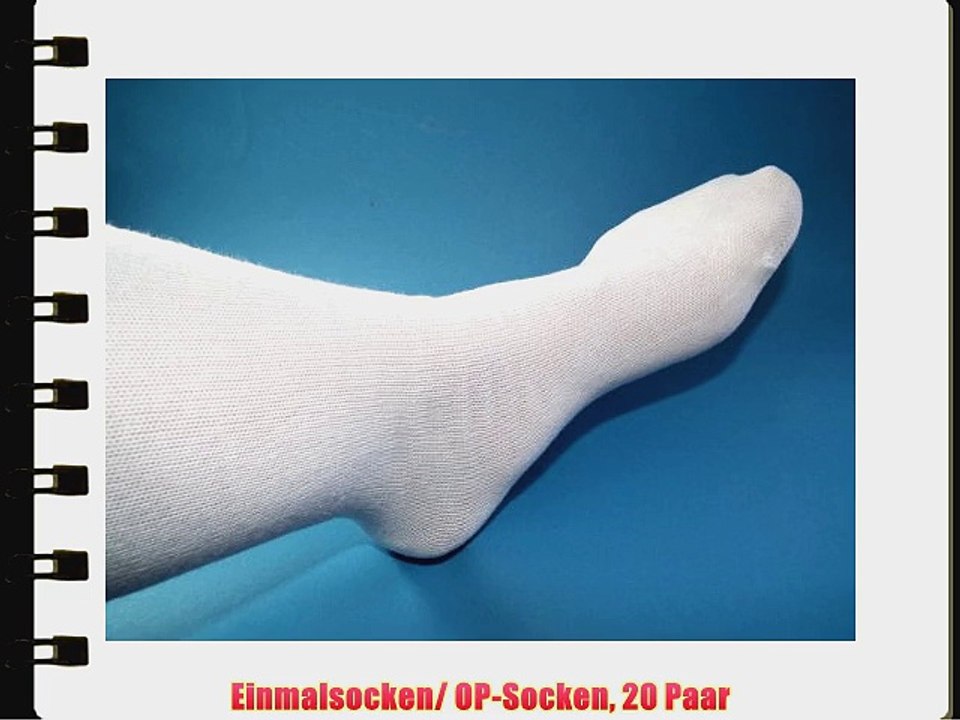 Einmalsocken/ OP-Socken 20 Paar