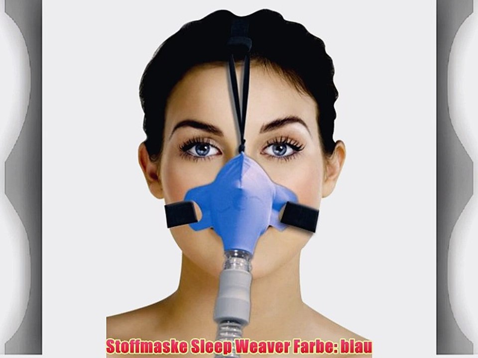 Stoffmaske Sleep Weaver Farbe: blau