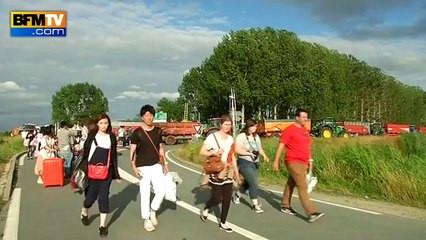 Normandie: les éleveurs poursuivent leurs blocages routiers