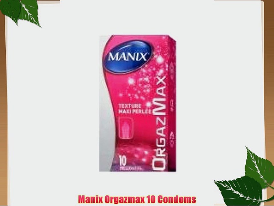 Manix orgazmax 10 condoms